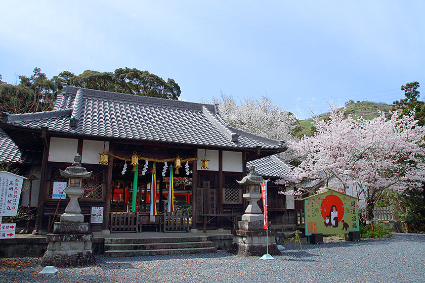 Haiden of Niukanshofu-jinja Shrine