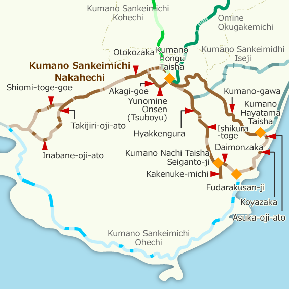 Nakahechi Map